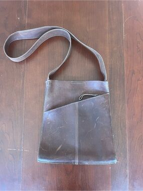 Bob Timberlake Leather Crossbody Satchel